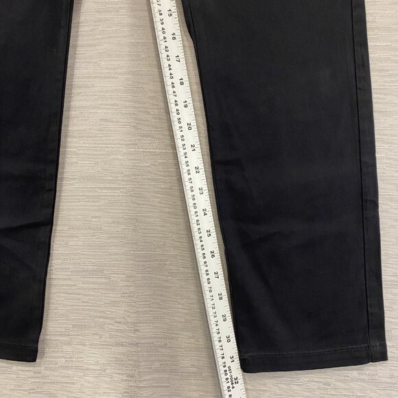 Calvin Klein Chino Pants Mens 30 x 32 Black Slim Fit Straight Flex Waist Cotton - Picture 9 of 13